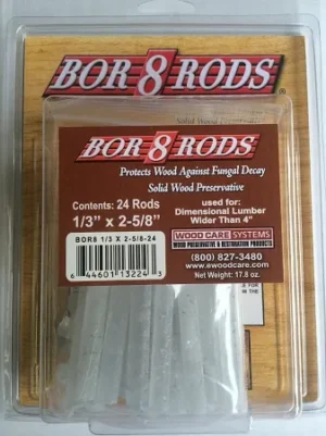 1/3 x 2-5/8 Bor8 Rods